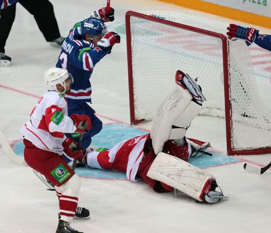 Kontinental Hockey League. SKA vs. Spartak