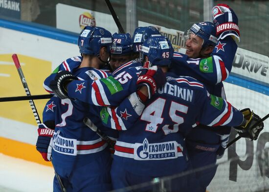 Kontinental Hockey League. SKA vs. Spartak
