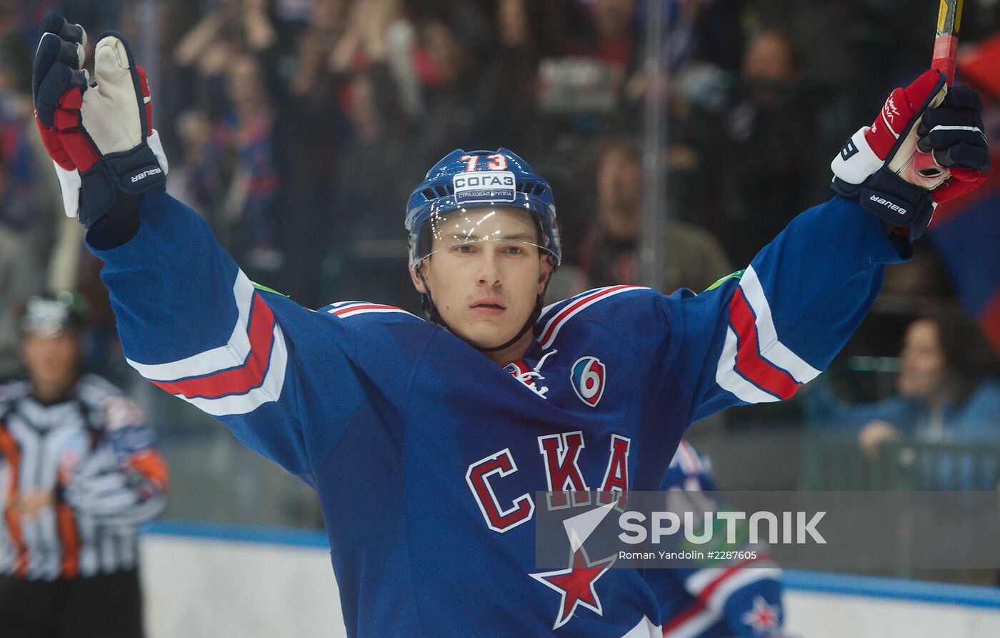 Kontinental Hockey League. SKA vs. Spartak