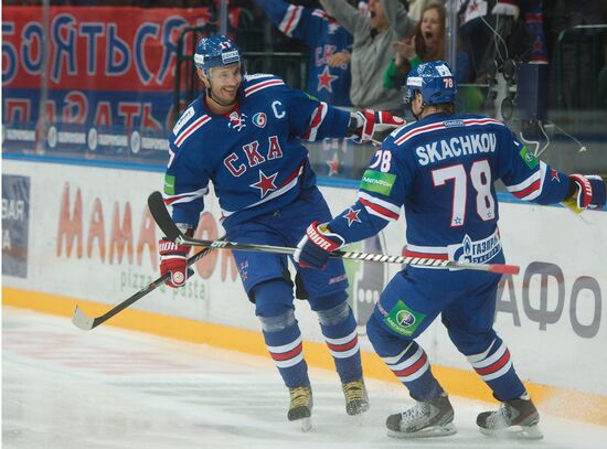 Kontinental Hockey League. SKA vs. Spartak