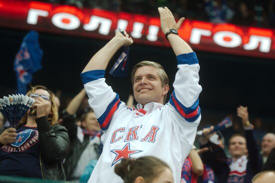 Kontinental Hockey League. SKA vs. Spartak