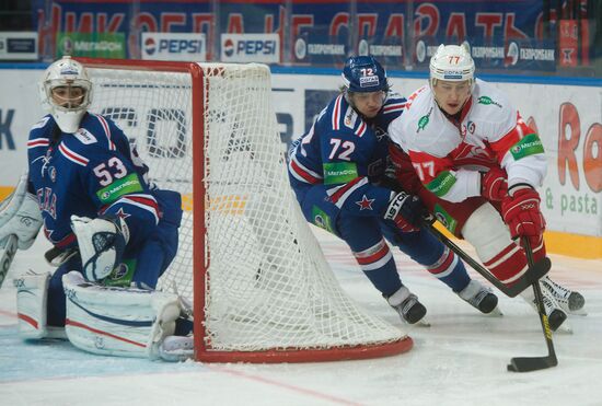 Kontinental Hockey League. SKA vs. Spartak