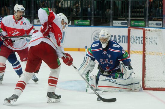 Kontinental Hockey League. SKA vs. Spartak