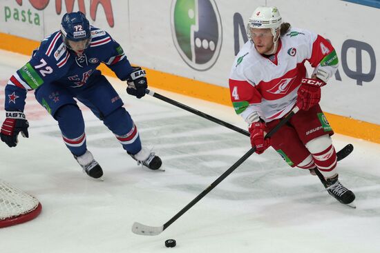 Kontinental Hockey League. SKA vs. Spartak