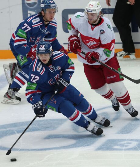 Kontinental Hockey League. SKA vs. Spartak