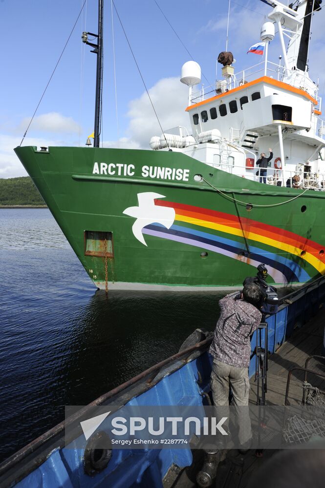 Greenpeace ship Arctic Sunrise seized by Russian coast guard