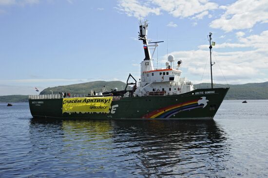 Greenpeace ship Arctic Sunrise seized by Russian coast guard