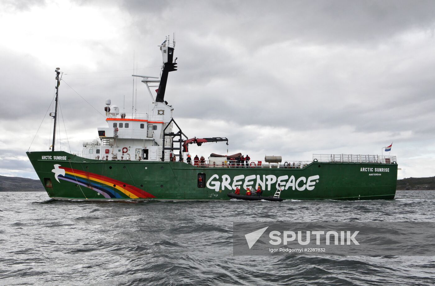 Greenpeace ship Arctic Sunrise seized by Russian coast guard