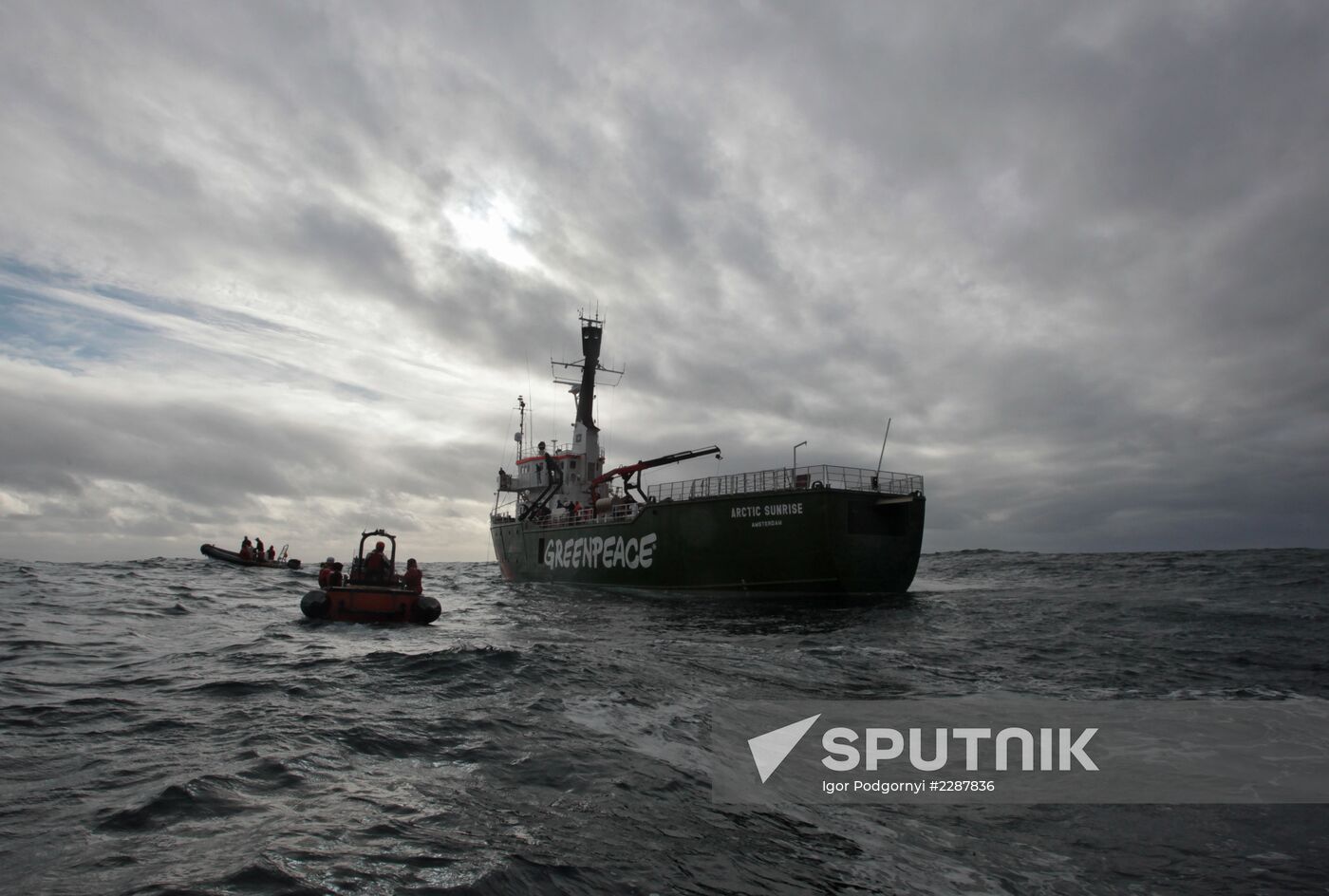 Greenpeace ship Arctic Sunrise seized by Russian coast guard