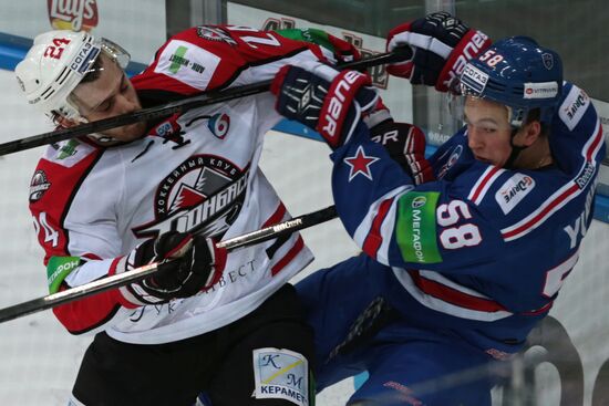 Kontinental Hockey League. SKA vs. Donbass