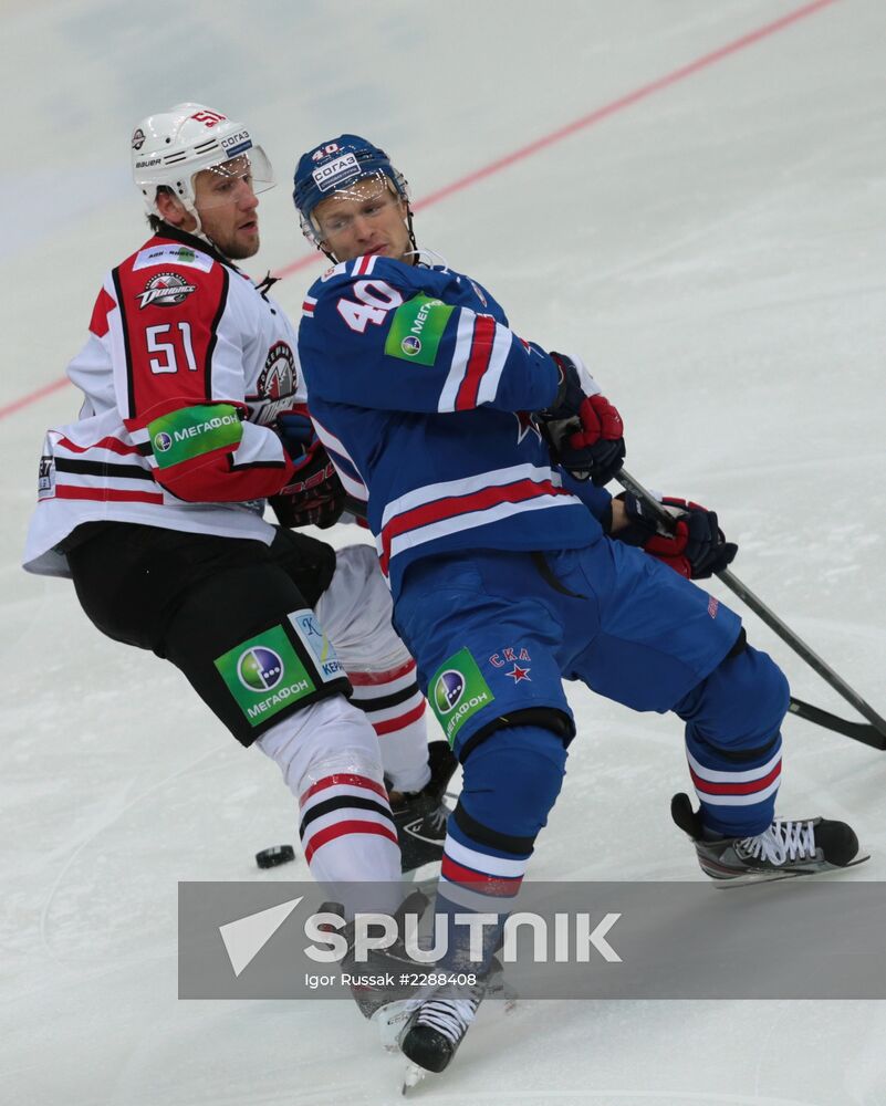 Kontinental Hockey League. SKA vs. Donbass