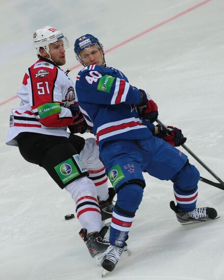 Kontinental Hockey League. SKA vs. Donbass