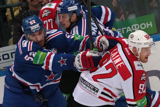 Kontinental Hockey League. SKA vs. Donbass