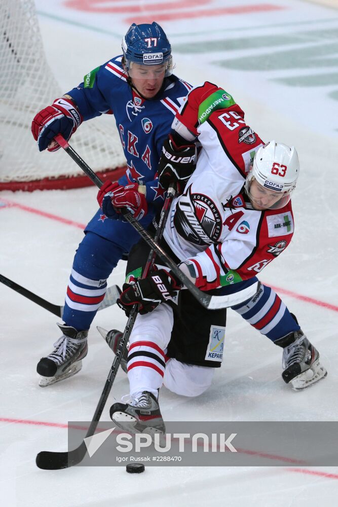 Kontinental Hockey League. SKA vs. Donbass