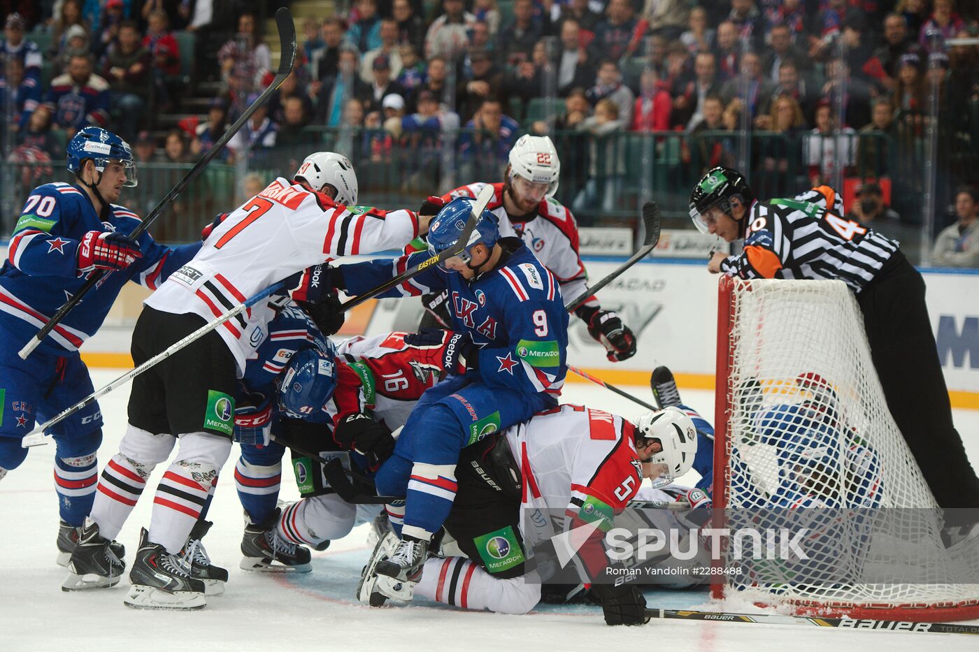 Kontinental Hockey League. SKA vs. Donbass