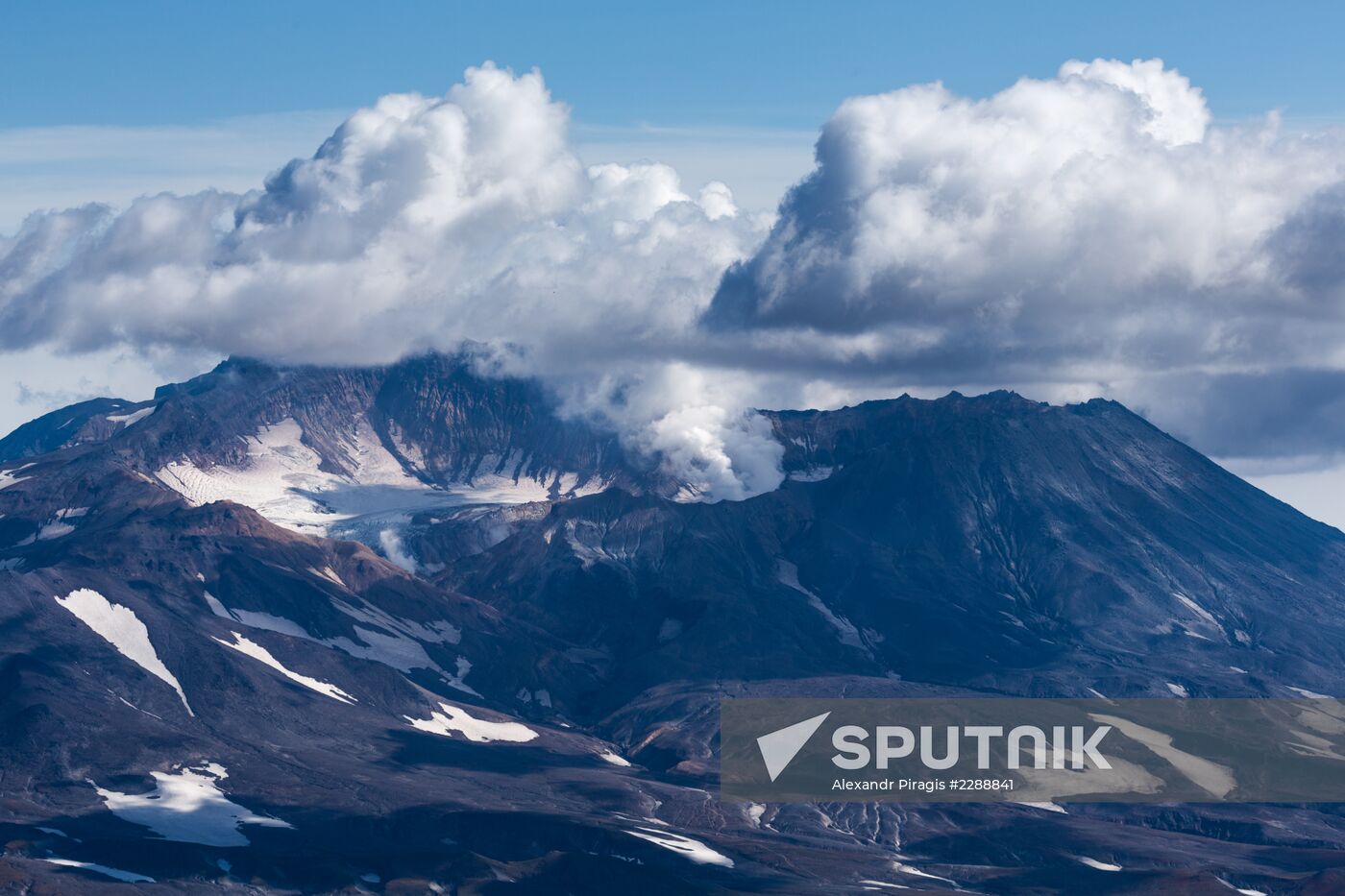 Mutnovsky and Gorely volcanoes in Kamchatka