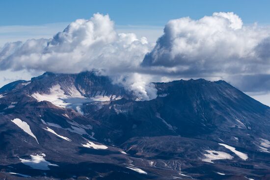 Mutnovsky and Gorely volcanoes in Kamchatka