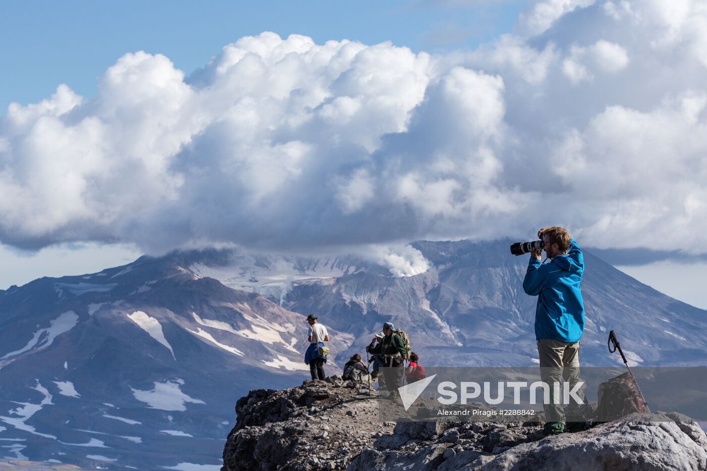 Mutnovsky and Gorely volcanoes in Kamchatka