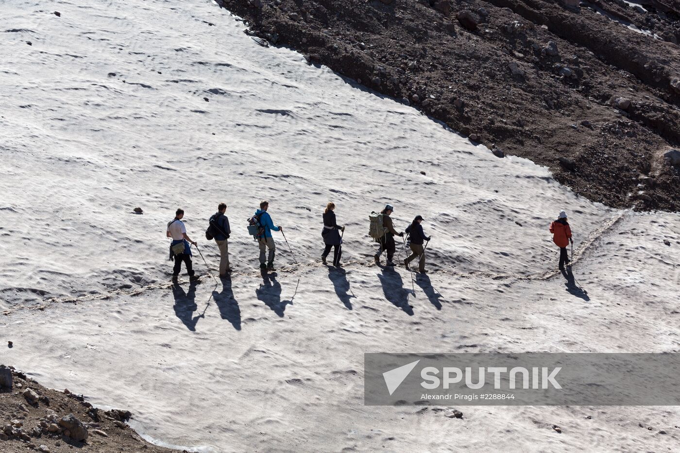 Mutnovsky and Gorely volcanoes in Kamchatka