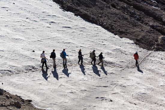 Mutnovsky and Gorely volcanoes in Kamchatka
