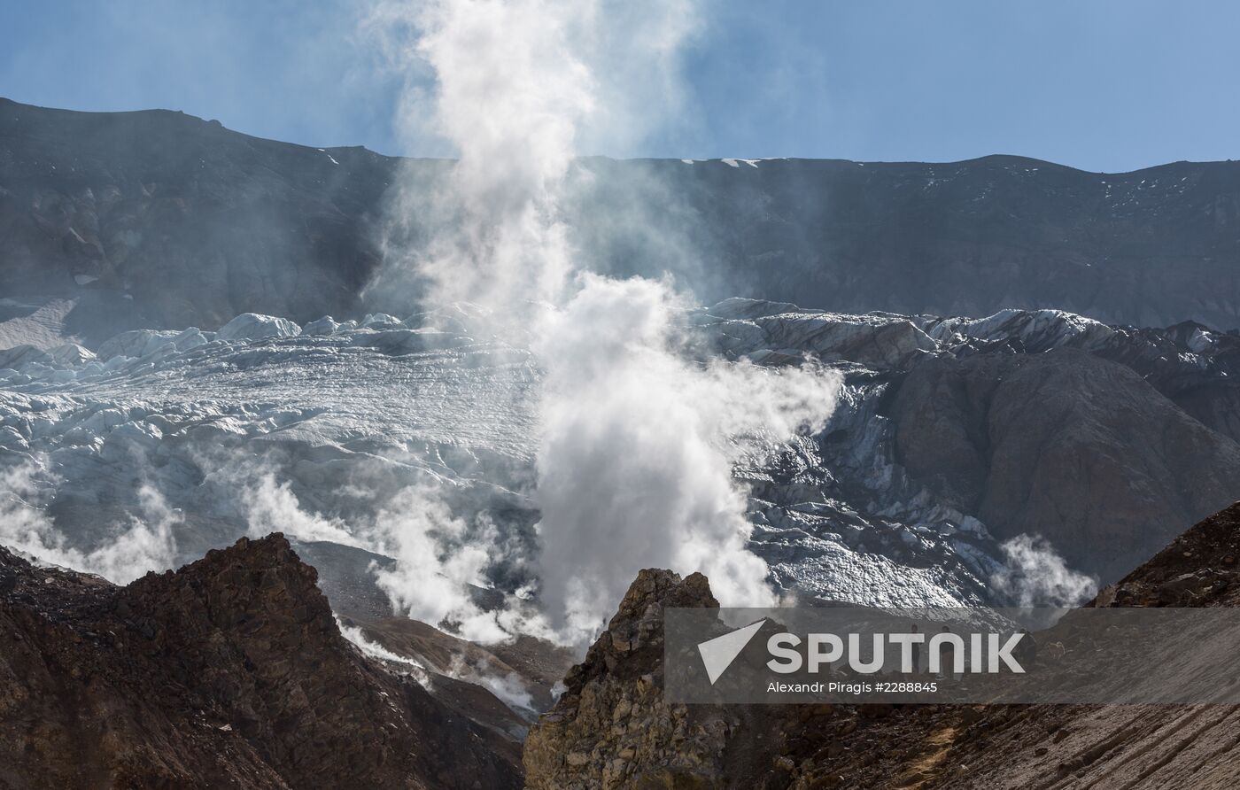 Mutnovsky and Gorely volcanoes in Kamchatka