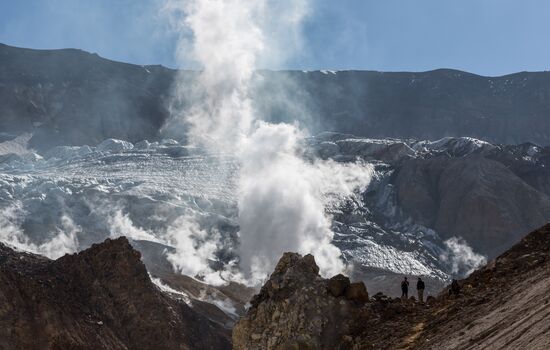 Mutnovsky and Gorely volcanoes in Kamchatka