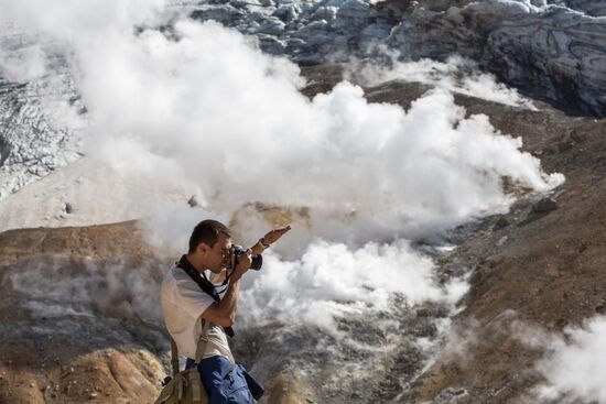 Mutnovsky and Gorely volcanoes in Kamchatka