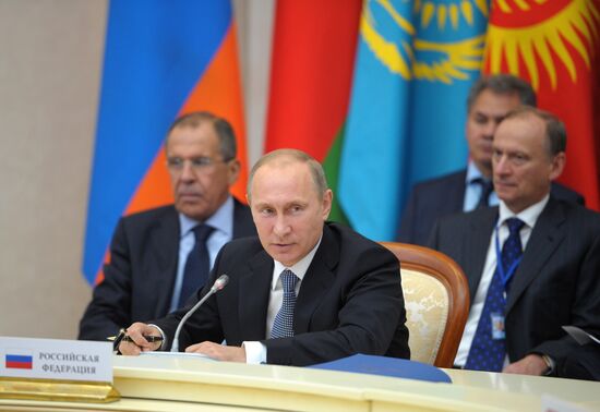 Meeting of CSTO's Collective Security Council