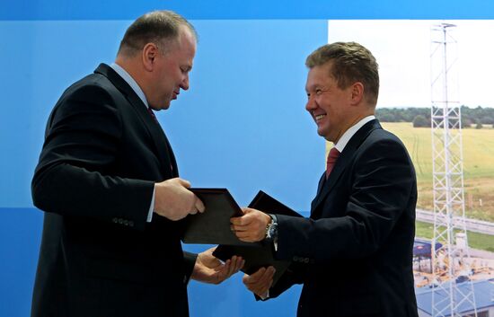 First underground gas storage facility opens in Kaliningrad