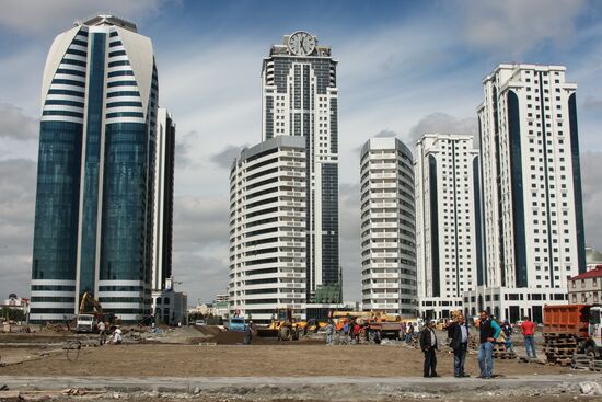 Restoration of Grozny City complex to be nearly completed