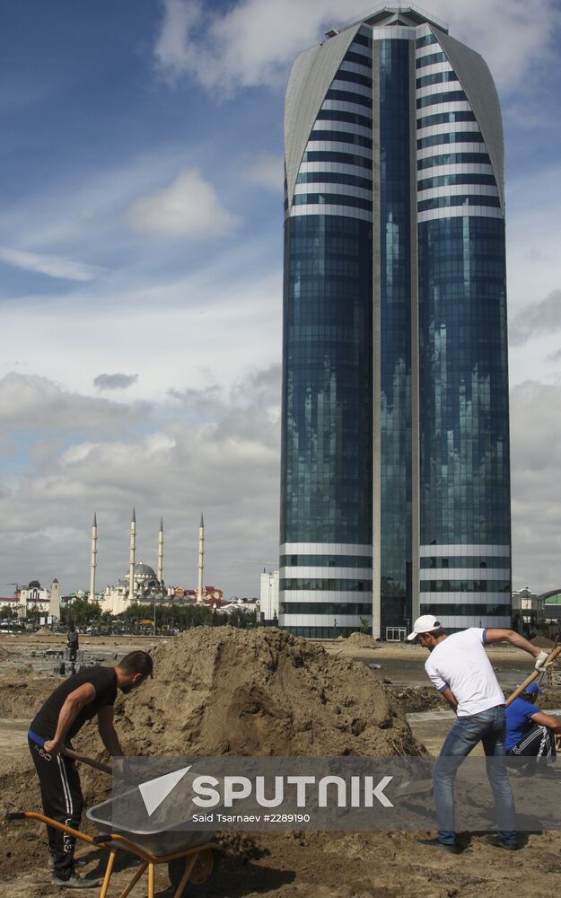 Restoration of Grozny City complex to be nearly completed