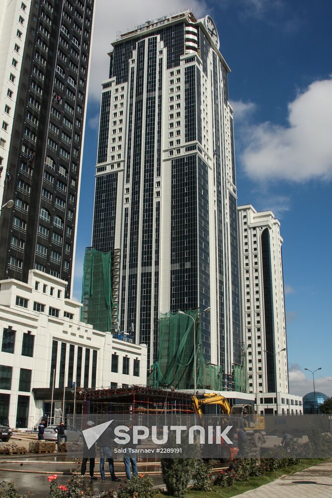 Restoration of Grozny City complex to be nearly completed