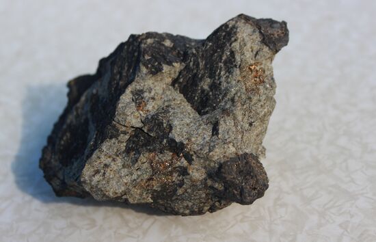 Fragment of Chelyabinsk meteorite from Lake Chebarkul