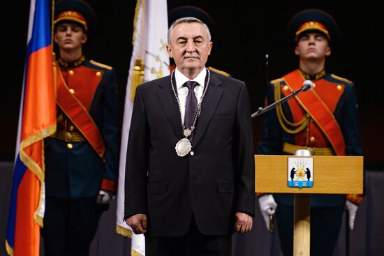 Inauguration of Veliky Novgorod Mayor Yuri Bobryshev