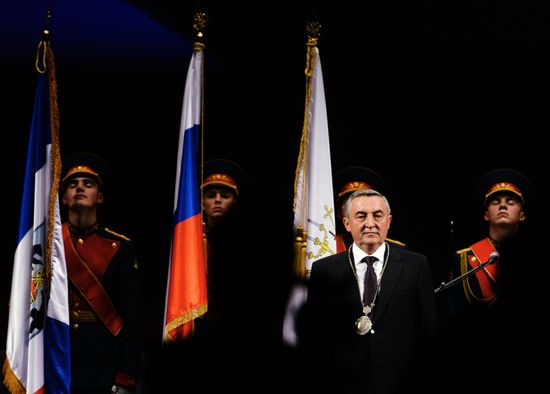 Inauguration of Veliky Novgorod Mayor Yuri Bobryshev