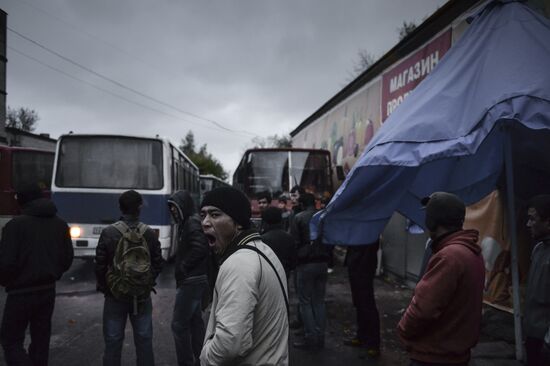 Federal Migration Service's raid to identify illegal migrants