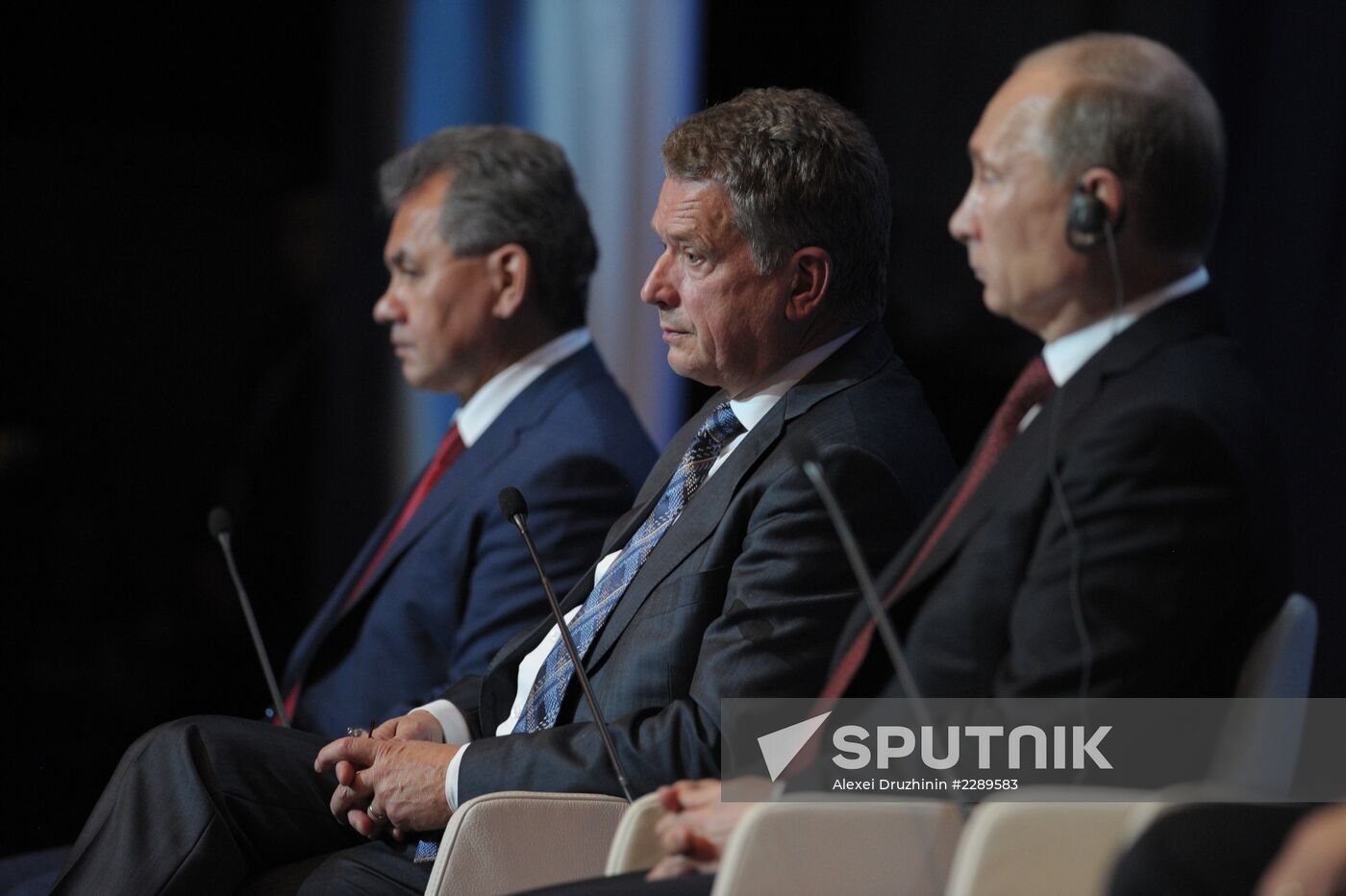 Vladimir Putin at International Arctic Forum in Salekhard
