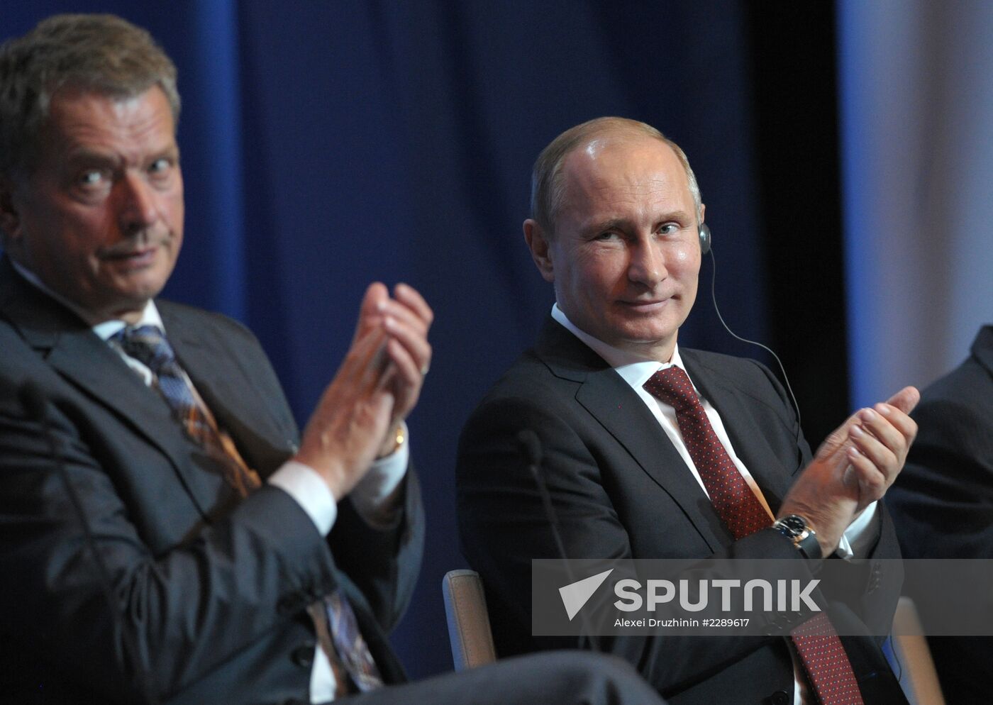 Vladimir Putin at International Arctic Forum in Salekhard