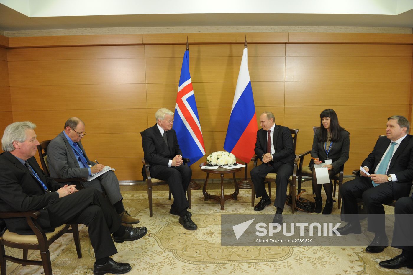 Vladimir Putin at International Arctic Forum in Salekhard