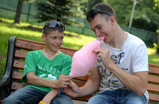 Cyclist Anton Vorobyov