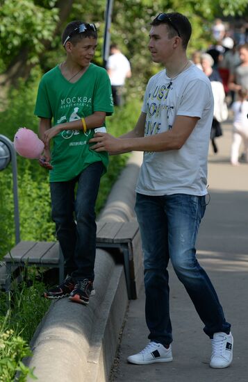 Cyclist Anton Vorobyov