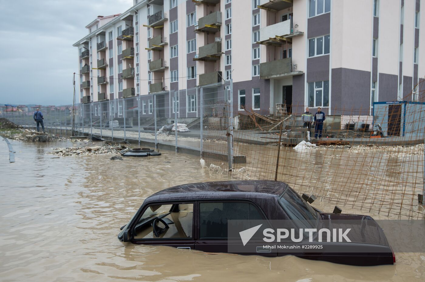 After rainfall in Sochi