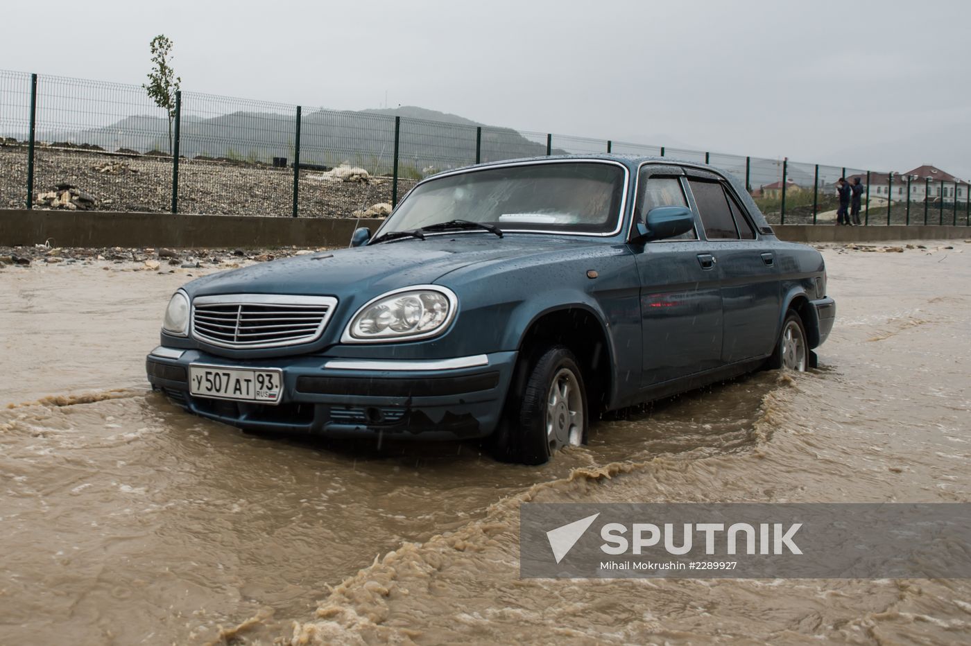 After rainfall in Sochi