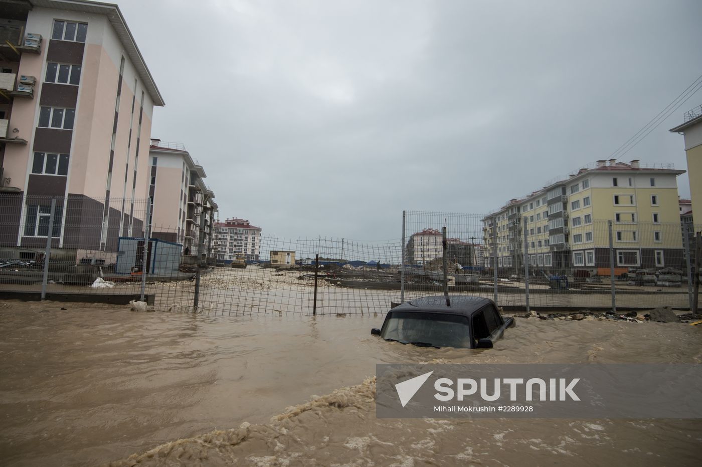 After rainfall in Sochi