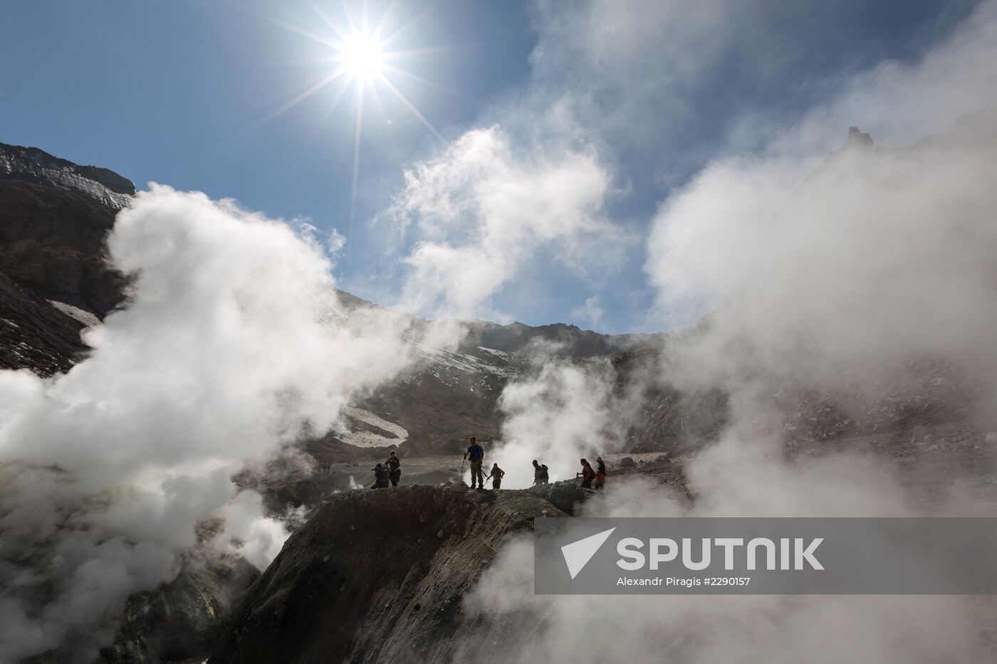 Mutnovsky and Gorely volcanoes in Kamchatka