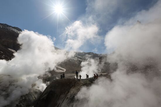 Mutnovsky and Gorely volcanoes in Kamchatka