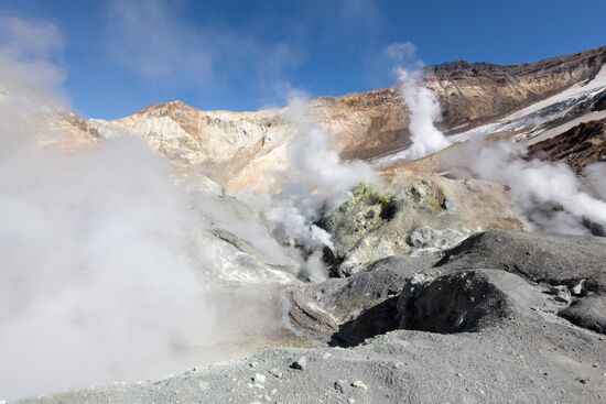 Mutnovsky and Gorely volcanoes in Kamchatka