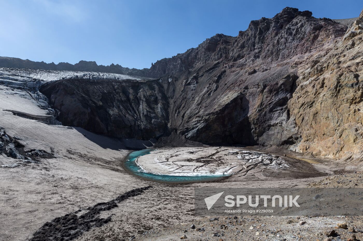Mutnovsky and Gorely volcanoes in Kamchatka
