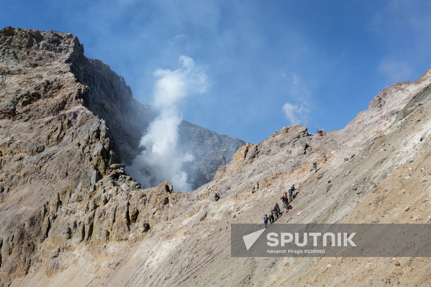 Mutnovsky and Gorely volcanoes in Kamchatka