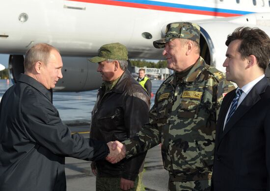 Vladimir Putin visits Kaliningrad Region